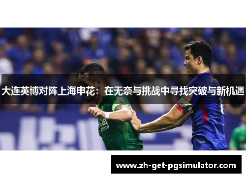 大连英博对阵上海申花：在无奈与挑战中寻找突破与新机遇